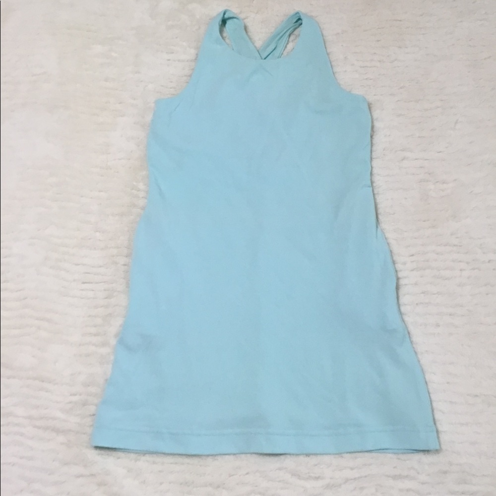 Ivivva Baby Blue Tank top size 7